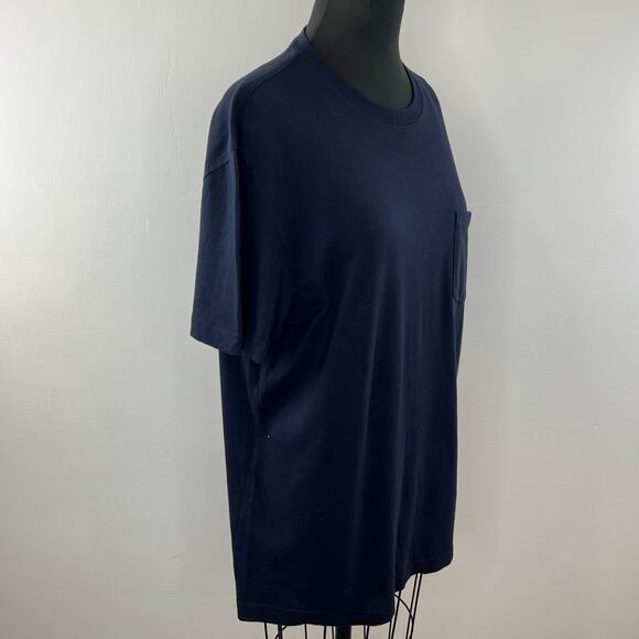 Psycho Bunny by Robert Godley Navy Short Sleeve Casual 100% Cotton T-Shirt Sz L - Picture 3 of 5